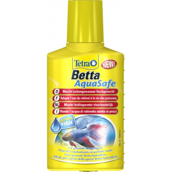 Кондиционер Tetra Betta Aqua Safe для подготовки воды в пригодную для петушков, 100 мл на 100 л